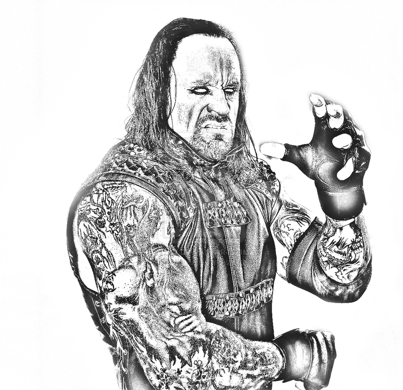 The Undertaker A Dredfunn mechanical pencil portrait  PaintingTube